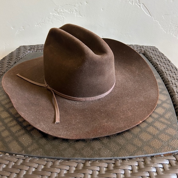 Stetson 4X Felt Beaver Western Cowboy Hat Size 55/6 7/8 - Picture 1 of 11